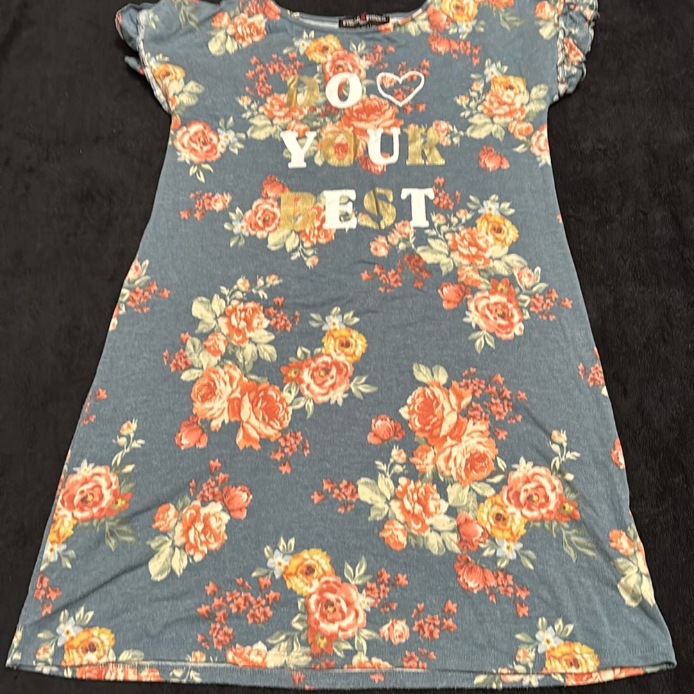 Stella & Sienna blue rose dress